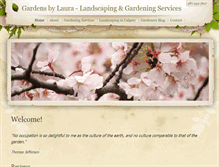 Tablet Screenshot of gardensbylaura.com